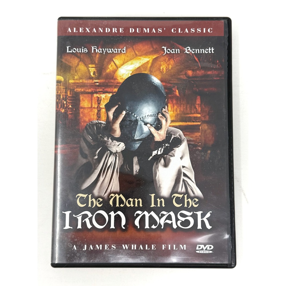 The Man in the Iron Mask DVD 1939 James Whale Louis Hayward Dumas Classic